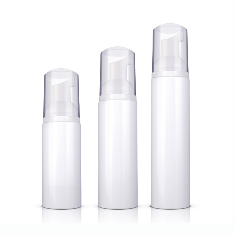 Low price for Amber Foaming Pump Bottles - PET Plastic Empty White Cosmetics Foamer Container Foaming Pump Bottle – TOPFEEL PACK