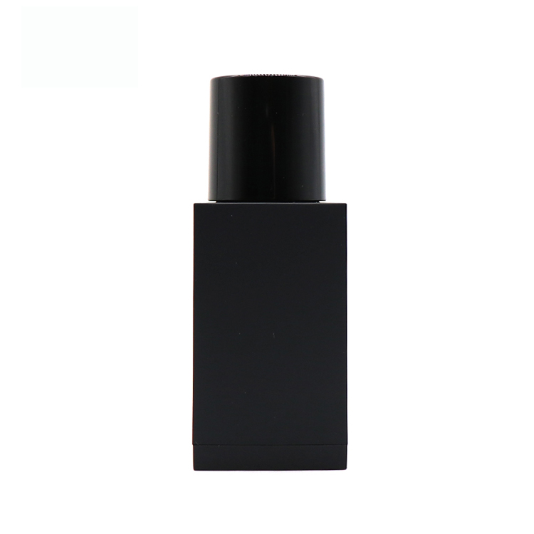New Arrival China Small Lotion Bottle - Wholesale 30ml 50ml Empty Black Square Essential Oil Plastic Dropper Bottle  – TOPFEEL PACK