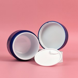 PJ83 50g Refillable PP Material Cream Jar with Spoon