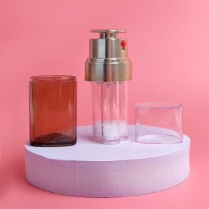 NEW Tri-Chamber Airless Bottle For Serum Lotion 10ml*3 15ml*3