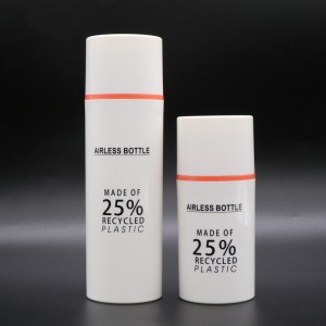 China wholesale Pcr Pet Bottles - 25% Recyclable Plastic Eco-friendly PCR Material Airless Pump Bottle – TOPFEEL PACK