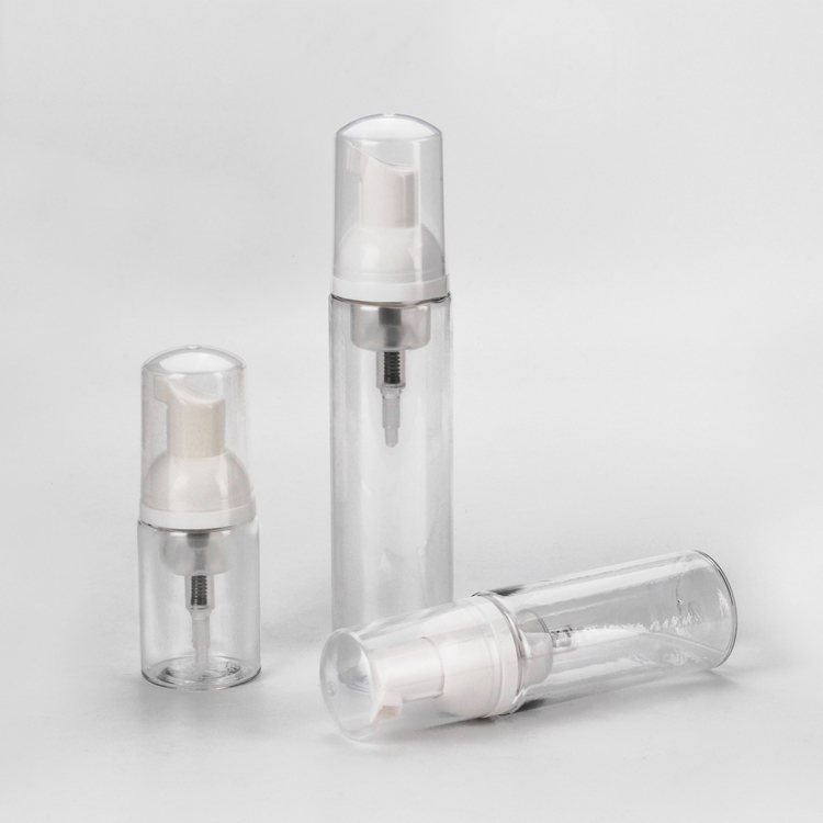 Low price for Amber Foaming Pump Bottles - PET Plastic Empty White Cosmetics Foamer Container Foaming Pump Bottle – TOPFEEL PACK