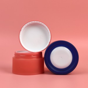 PJ83 50g Refillable PP Material Cream Jar with Spoon