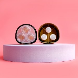 NEW Tri-Chamber Airless Bottle For Serum Lotion 10ml*3 15ml*3