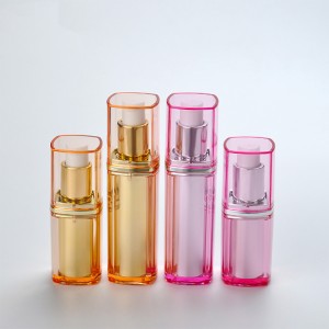 Round Square Transparent Rotatable Plastic Spray Airless Pump Packaging Cosmetic Containers 15ml 20ml 30ml 40ml 50ml 80ml 100ml Skincare Vacuum Acrylic Bottle