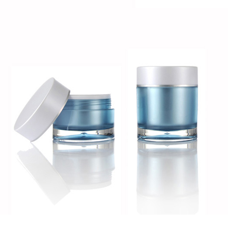 Best Price for Oreo Cream Jar - Double Layer Cream Jar Acrylic Cosmetic Packaging with Screw Cap – TOPFEEL PACK