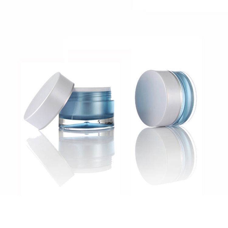 Best Price for Oreo Cream Jar - Double Layer Cream Jar Acrylic Cosmetic Packaging with Screw Cap – TOPFEEL PACK