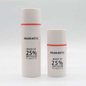 China wholesale Pcr Pet Bottles - 25% Recycled Plastic Eco-friendly PCR Material Packaging Airless Pump Bottle – TOPFEEL PACK