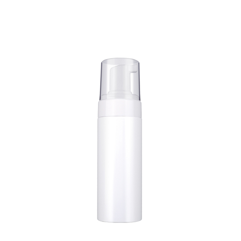 China wholesale Foam Dispenser Bottle - Empty White Plastic PET Face Cleanser Mousse Foam Pump Bottle Wholesale – TOPFEEL PACK