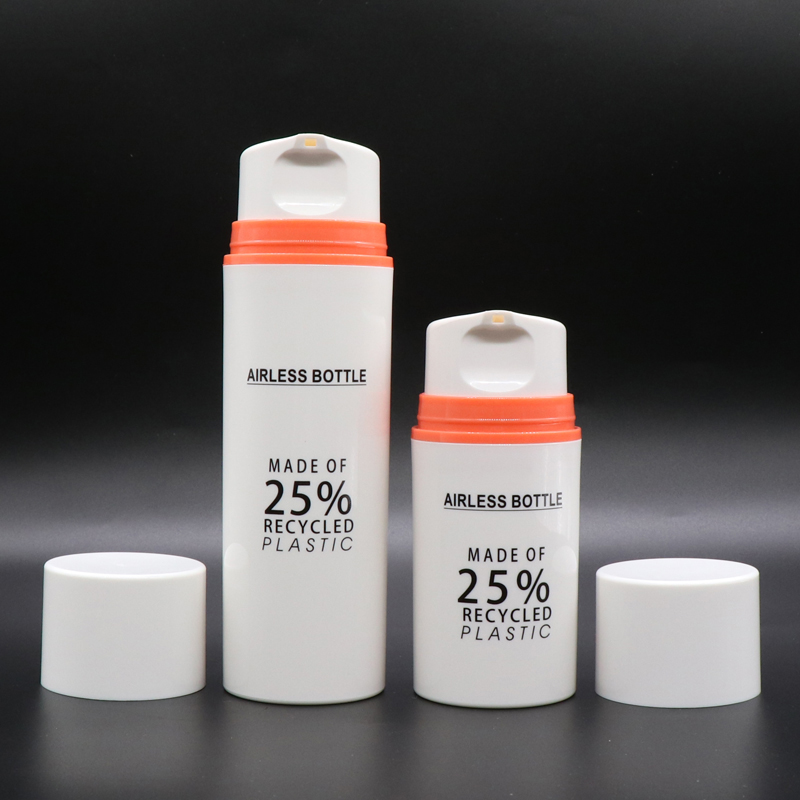 China wholesale Pcr Pet Bottles - 25% Recyclable Plastic Eco-friendly PCR Material Airless Pump Bottle – TOPFEEL PACK