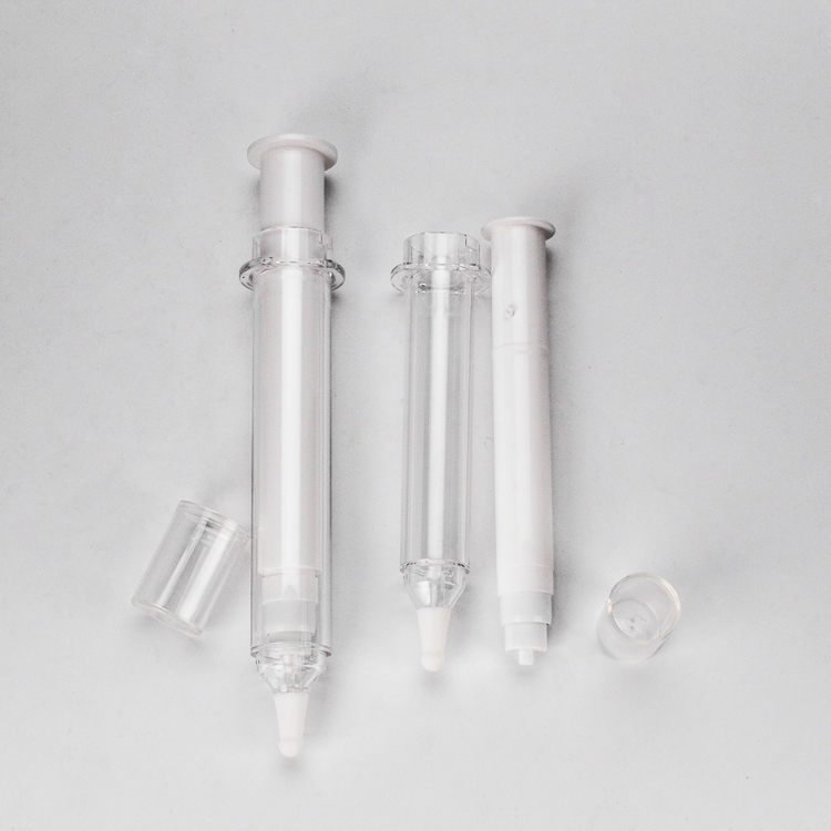 High definition Syringe Pumps - Cosmetic Packaging Syringe Plastic Needle Eye Cream Syringe – TOPFEEL PACK