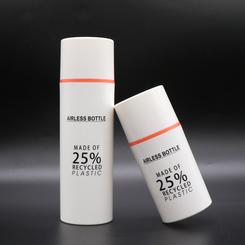 China wholesale Pcr Pet Bottles - 25% Recyclable Plastic Eco-friendly PCR Material Airless Pump Bottle – TOPFEEL PACK