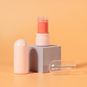 MB-89 Capsule Shaped Blush Stick Cosmetic Packaging Manufacturer