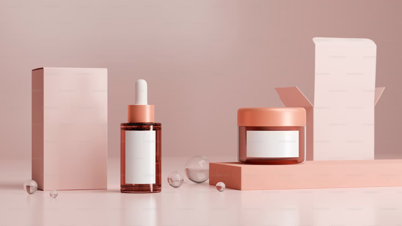 Cosmetic Packaging Label Space