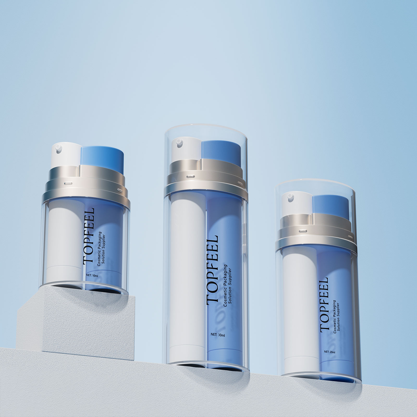 DA01 dual chamber airless bottle (1)