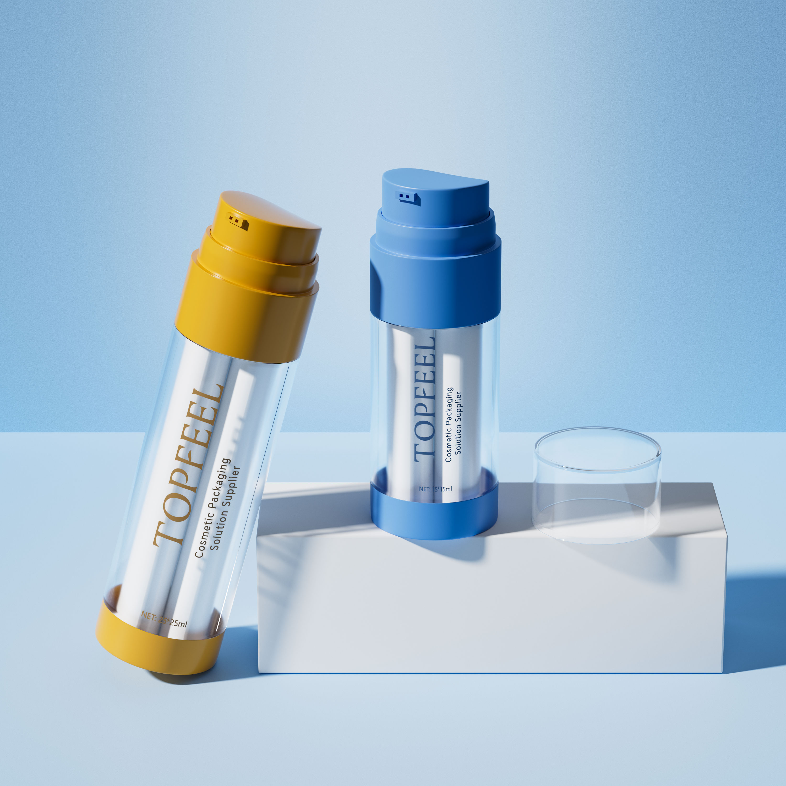 DA05 dual chamber airless bottle (1)