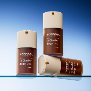 Botol Kosmetik Tri-Chamber sing Bisa Dikustomisasi DA09