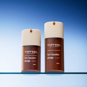 Botol Kosmetik Tri-Chamber sing Bisa Dikustomisasi DA09