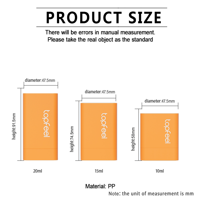 deodorant stick size