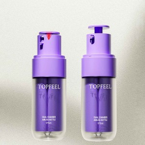 DA13 Airless Dual Chamber Plastic Cosmetic Bottle Wholesaler
