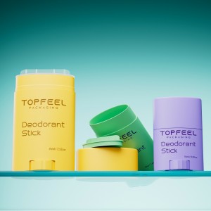 DB03 Anpassad deodorantbehållare Återvunnen Twist Up Oval Packaging Tillverkare
