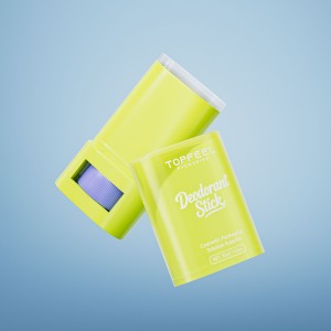 DB04A 15 g oval deodorantbeholder med tommelfingerhjul
