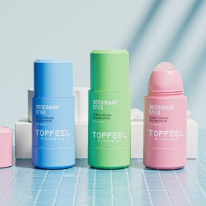 DB08A 50g 75g Deodorant Roller Packaging Tube with PP Ball