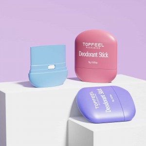 DB11 11g Pebble Shape Flat Deodorant Stick Container