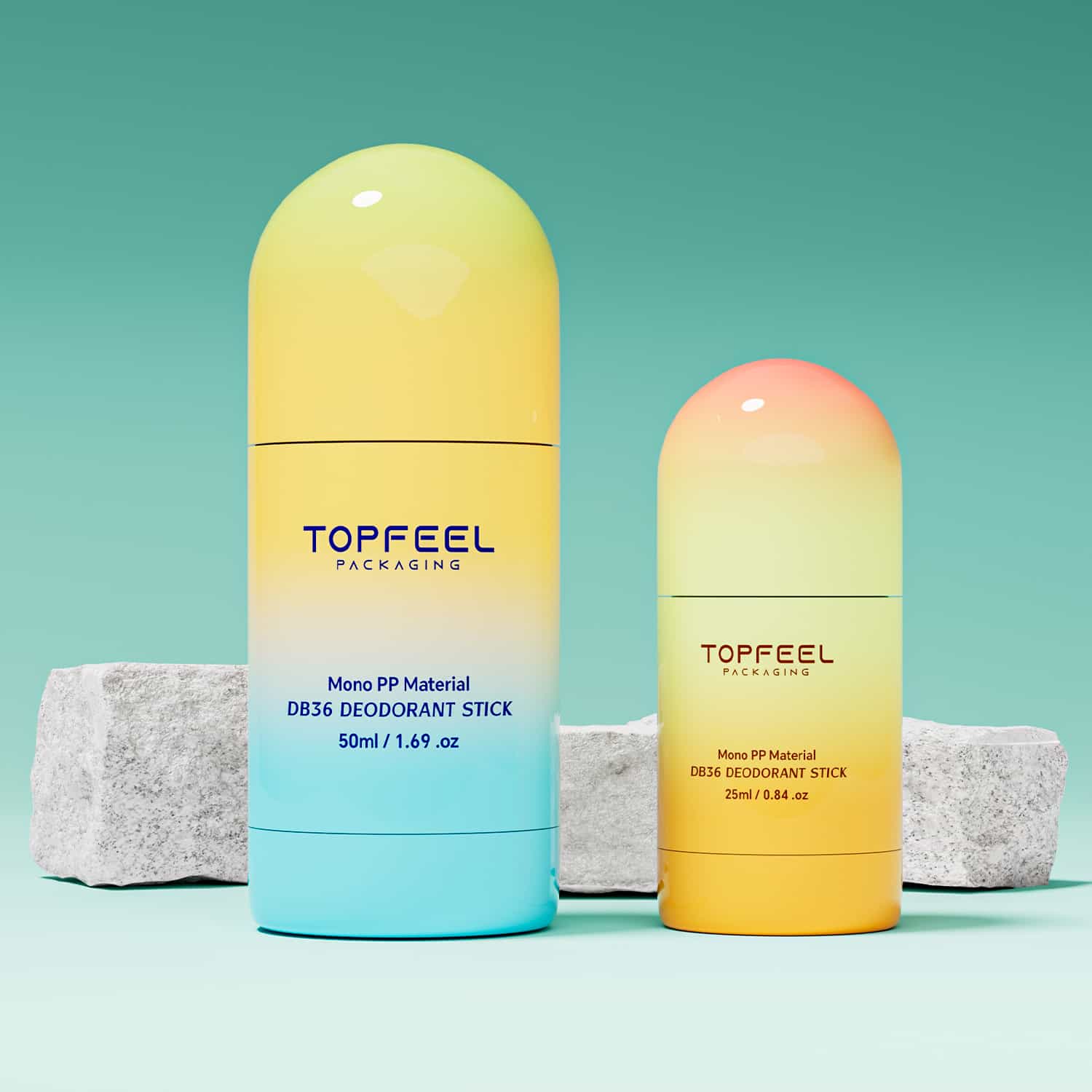 DB36 High-End Rounded Deodorant Stick Container Supplier