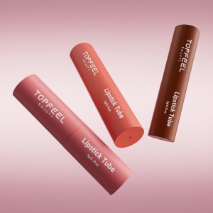 MA-185 OEM Empty Round Lipstick Tube Black Lip Balm Tubes