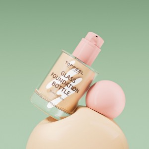 MB-48 Empty Glass Foundation Pump Bottle Supplier