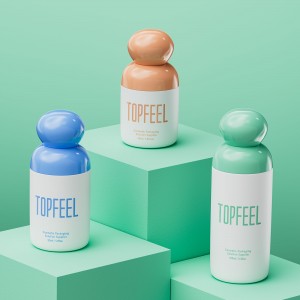 PA101 PA101A Cute Airless Dispenser Bottles Eco-friendly Cosmetic Packaging Supplier