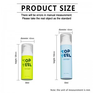 PA103 30ml 50ml Eco-friendly Refillable PCR Airless Pump Bottle