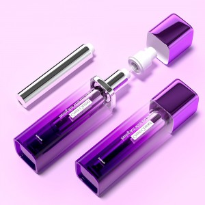 PA117 Factory Square Airless Bottle Refillable Square Cosmetic Container