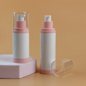 PA124 Double Wall Refillable 30ml 50ml 100ml Airless Pump Bottle Supplier