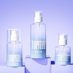 PA141 ដបបូមទឹកគ្មានខ្យល់ PETG ទំហំ 15ml 30ml 50ml