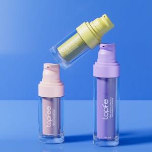 PA142 Refillable Airless Glass Cosmetic Bottle Metal-free Pump Wholesale