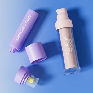 PA142 Refillable Airless Glass Cosmetic Bottle Metal-free Pump Wholesale