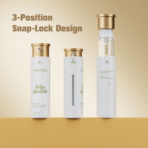 PA181 Refillable Airless Pump Bottle With Snap-lock Design