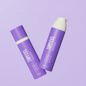 PA72 30ml 50ml 75ml Recycled PP Airless Bottle with Snap on Pump