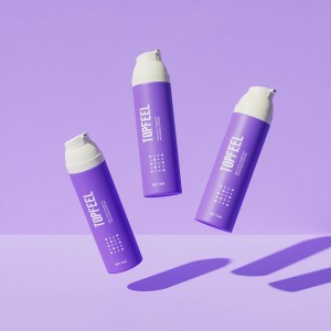 PA72 30ml 50ml 75ml Recycled PP Airless Bottle with Snap on Pump