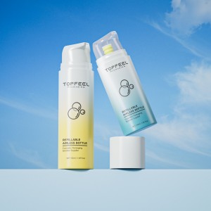 ដបគ្មានខ្យល់ PA78 គ្មានលោហៈ 15ml 30ml 50ml ជាមួយសម្ភារៈតែមួយ