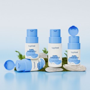 PB51 Mono PP 100% Plastic Loose Powder Bottle with Flip Top
