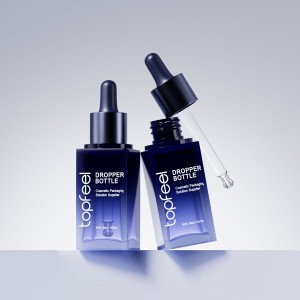PD22 20ml സ്ക്വയർ സെറം ഡ്രോപ്പർ ബോട്ടിൽ