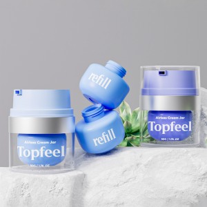 PJ108 Airless Cream Jar with Twist-Lock Pump