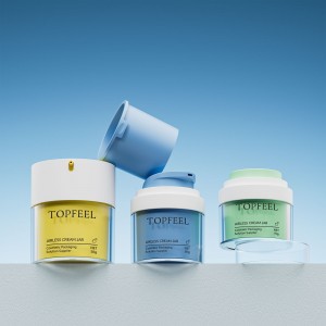 Proveedor de envases de crema rellenables sin aire con bomba de prensa versátil PJ10B-1