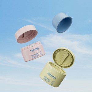 PJ113 100g Refillable Cream Jar Set | Screw & Flip Cap Options