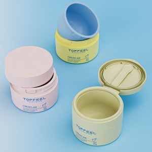 PJ113 100g Refillable Cream Jar Set | Screw & Flip Cap Options