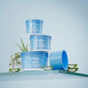 PJ45 50ml 100ml 240ml Opfolbere Rûne Dûbelwandige Crèmepot