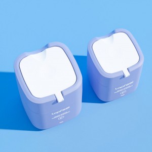 PJ76 PJ76-1 30g 50g Luxury Square Airless Cream Jar